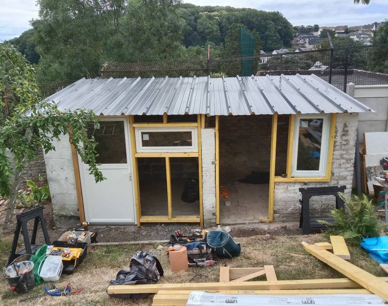 Rénovation d'un abri de jardin au HAVRE