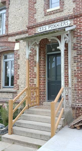 Rénovation d'une marquise dans une maison de maître à ROLLEVILLE