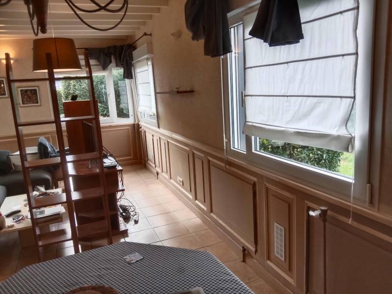 Pose de soubassement murale dans une maison à Sainte Adresse