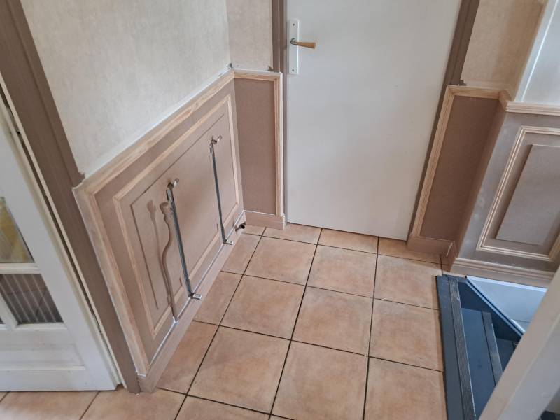 Pose de soubassement murale 