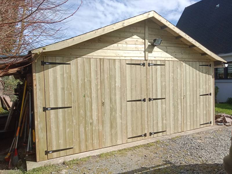 Rénovation d'un abri de jardin à MONTIVILLIERS