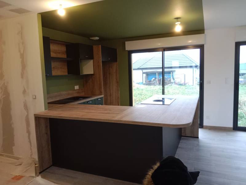 Installation d'une cuisine aménagée à GODERVILLE