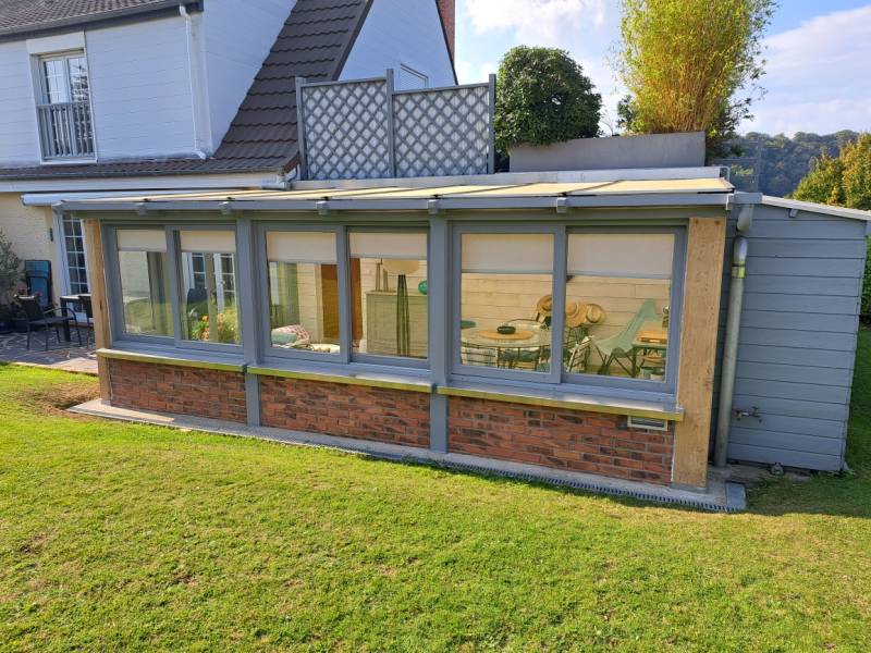 Rénovation d'une véranda en bois à EPOUVILLE