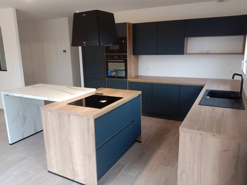 Installation d'une cuisine aménagée a Fécamp