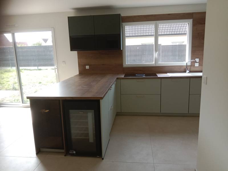 Installation d'une cuisine aménagée a Port Jérôme sur Seine 